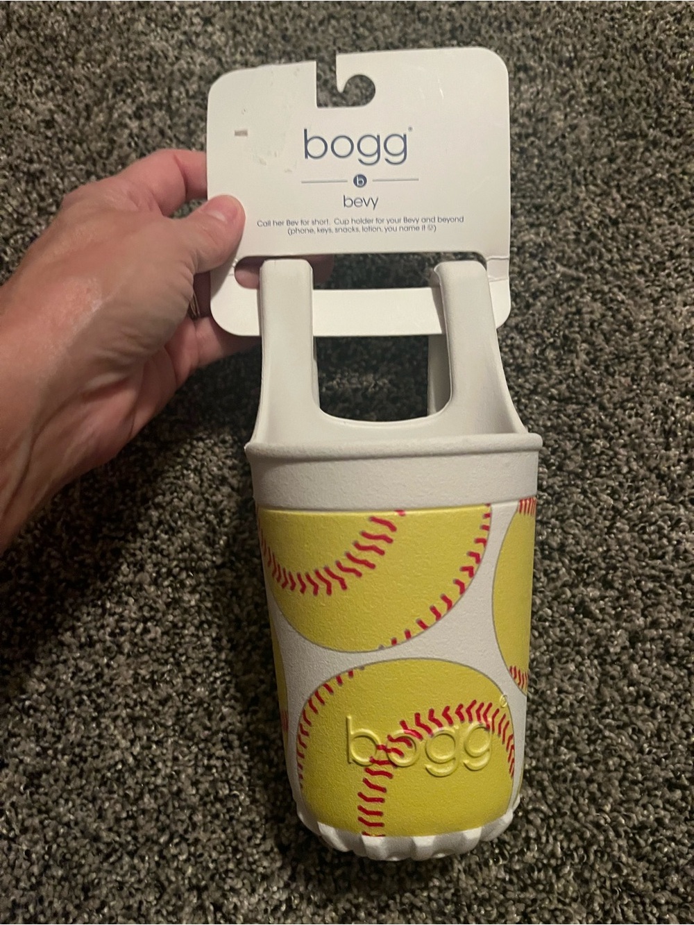Baseball Bogg Bag cup holder
